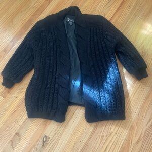 American Vintage Black Knit Jacket